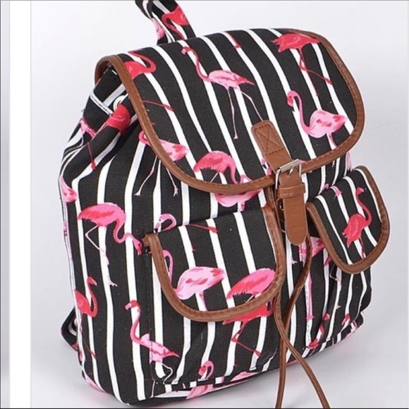 Flamingo Beach Backpack. NWT - Picture 2 of 5